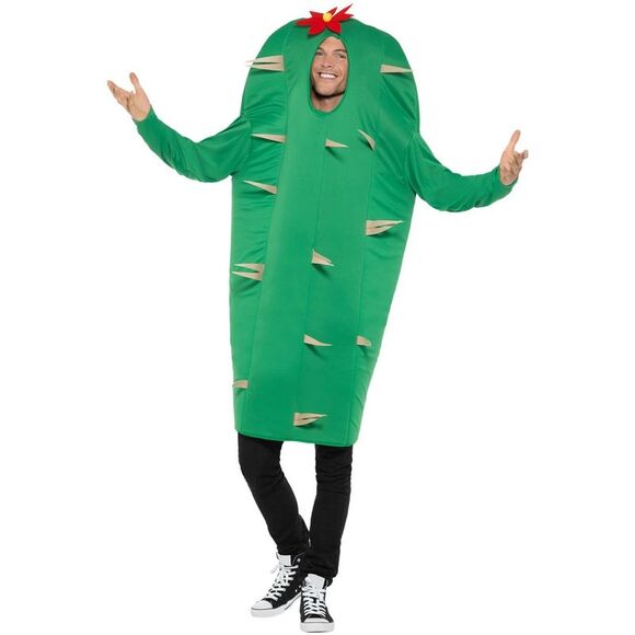 Smiffys Cactus Costume Cobbler Apron / Green